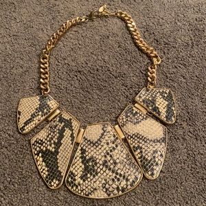 Snake skin ALDO necklace